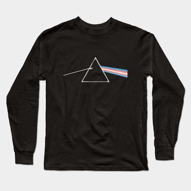 Pink Floyd Trans Pride Long Sleeve T-Shirt by GlitterStyx